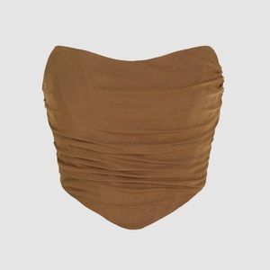 Brown Tube Top
